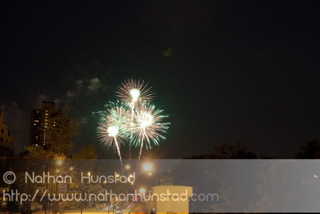 Minneapolis fireworks on 4 July 2010